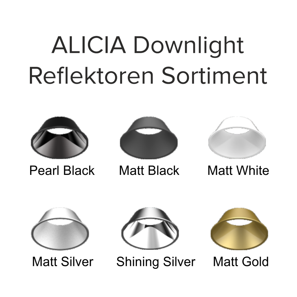ALICIA R130 Downlight 25W schwenkbar