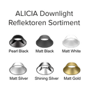 ALICIA R130 Downlight 25W schwenkbar