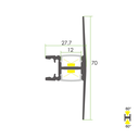 AW2 Wandprofil up&down