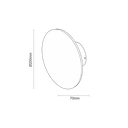 CIRCLE WL 200 15W IP65 black 230V
