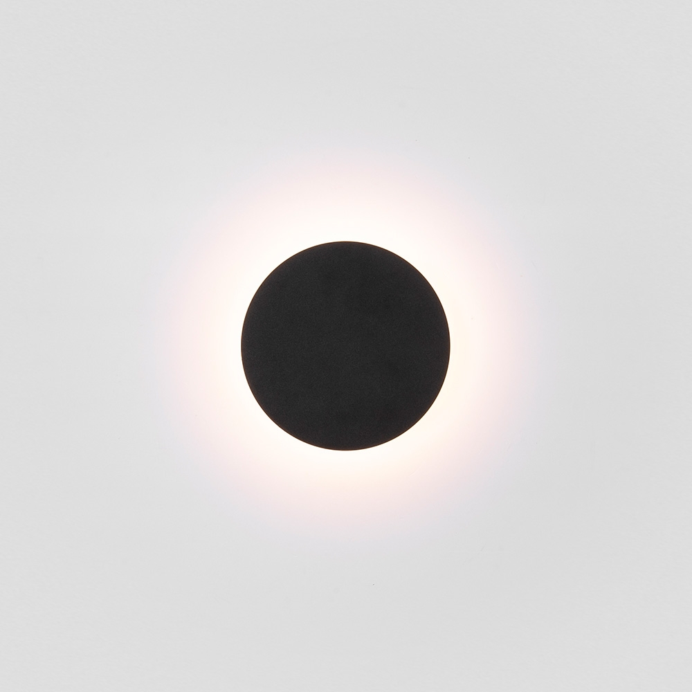 CIRCLE WL 200 15W IP65 black 230V