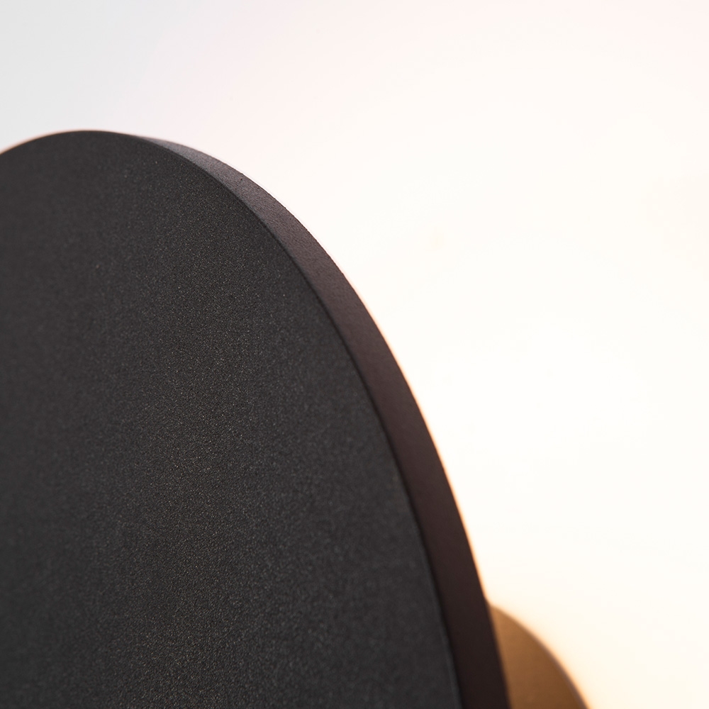 CIRCLE WL 200 15W IP65 black 230V