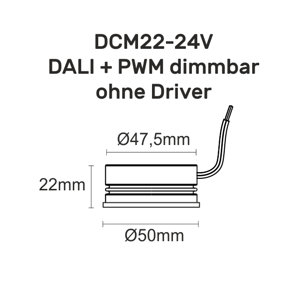 ENGINE DCM Modul 9W 24VDC PWM