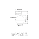 FUSION OML 3Phasenstrahler 9W
