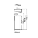 LUMIRA 3Phasenstrahler 10W 