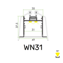 WN31 Einbauprofil