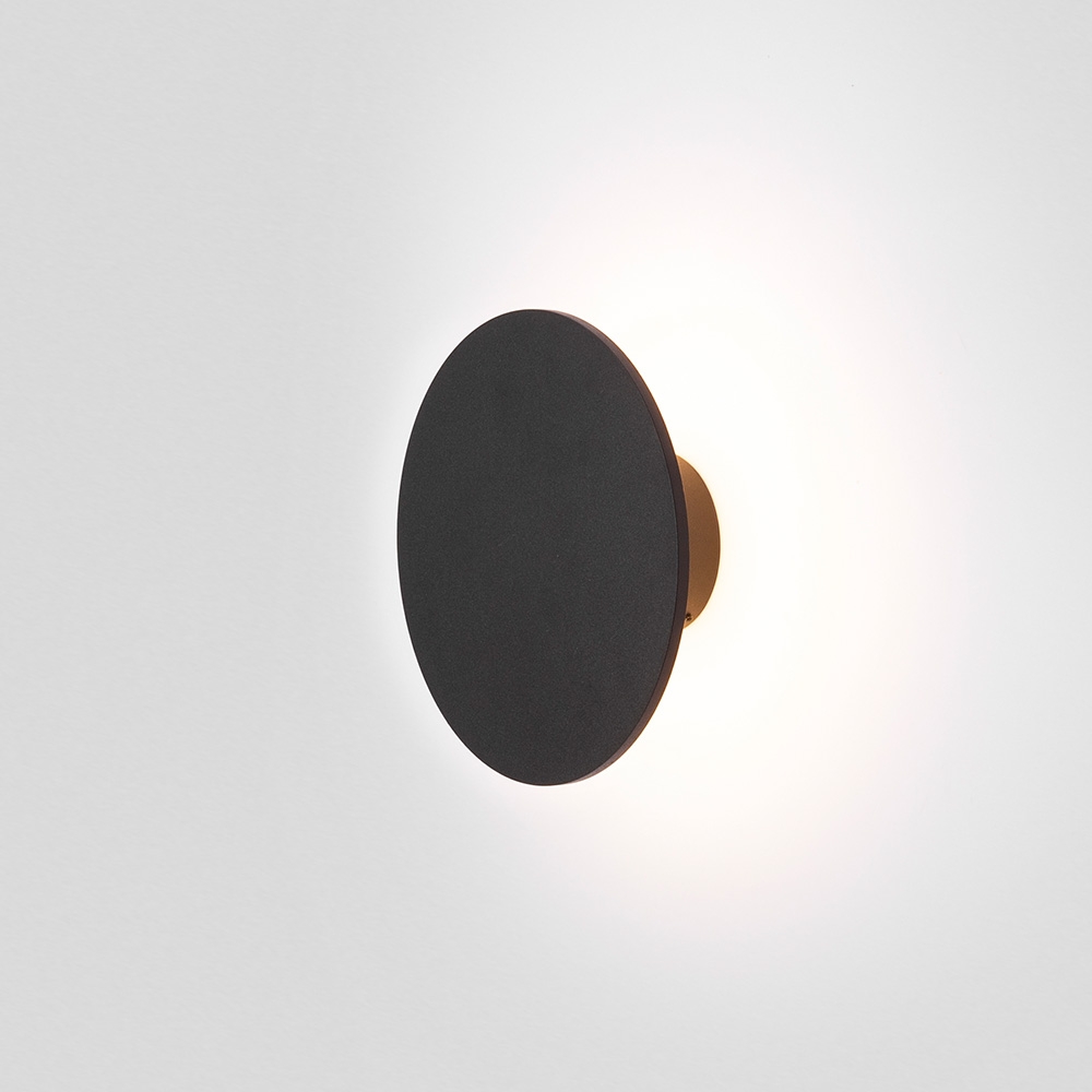 CIRCLE WL 200 15W IP65 black 230V