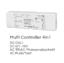 DALI 4 in 1 LED Controller - 12-36V DC - TRIAC + 0/1-10V + DALI + PUSH