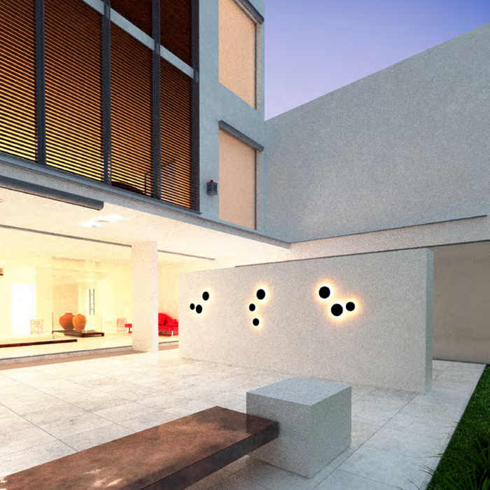  CASPER WL 6W 3000K 2300K black IP54 