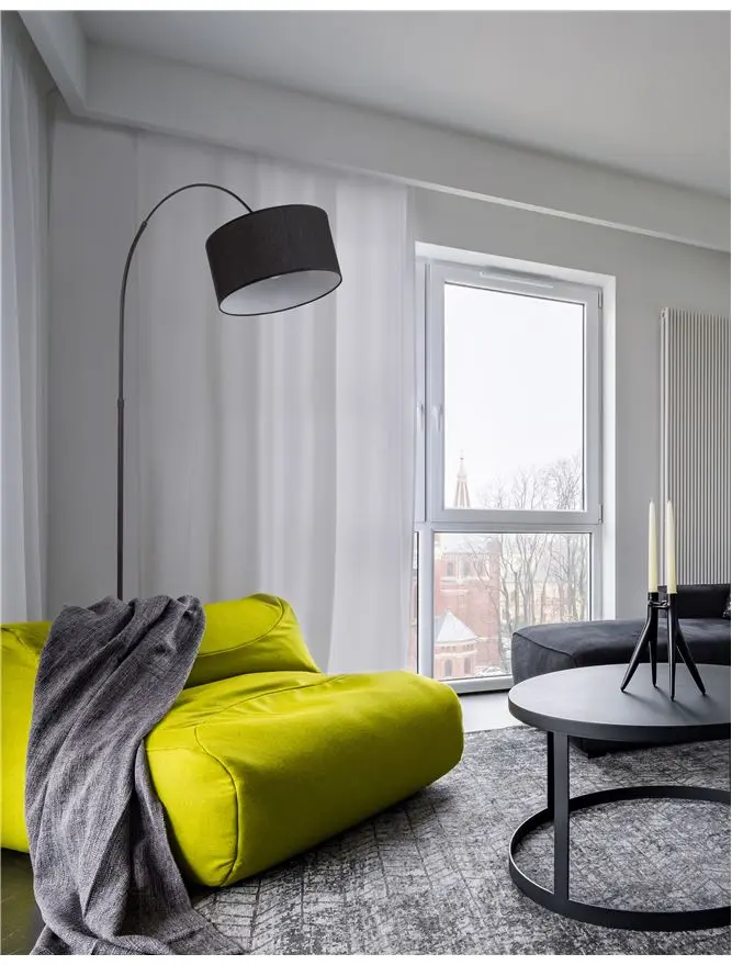 SAMA Stehleuchte mit Schirm E27 230V  