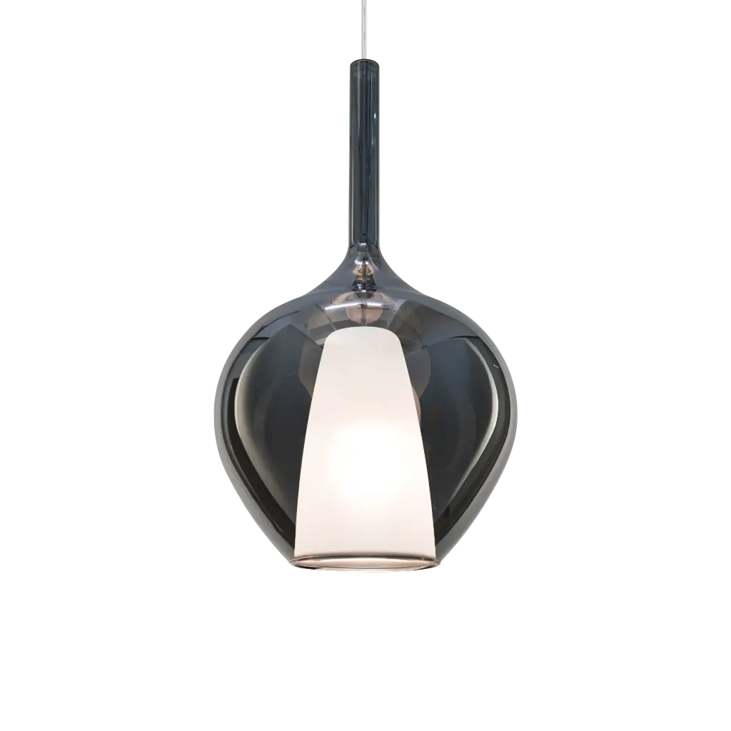 KALIQUE Form4 Pendelleuchte Glas E27 230V  