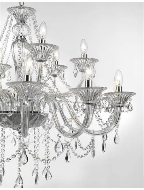 CONNOR Kristall-Luster 18-flammig E14 230V    