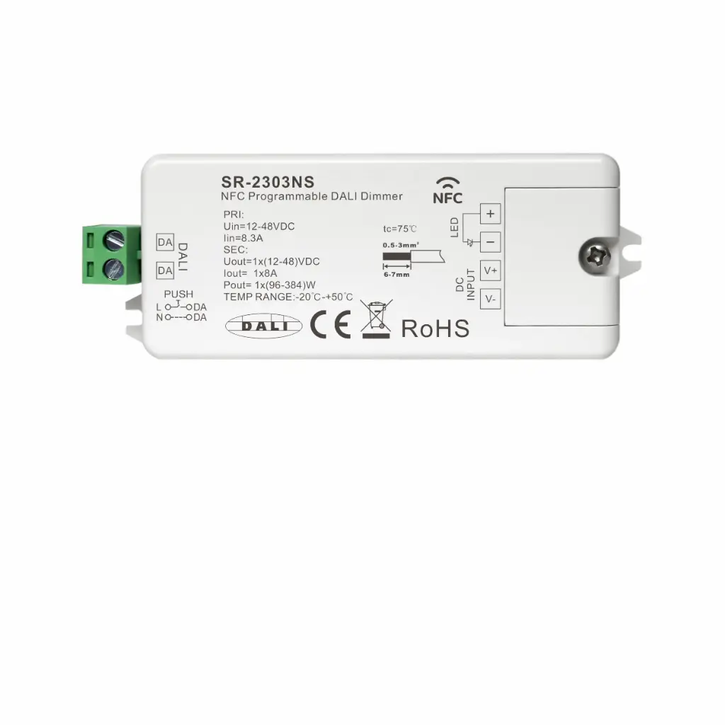 DALI Push DC Dimmaktor 12-48VDC 1x8A (Kopie)