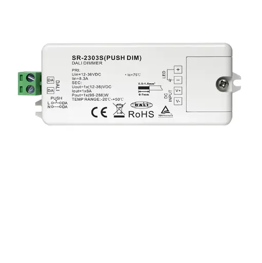 [TL-2303S] DALI Push DC Dimmaktor 1x8A