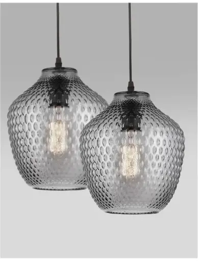 [PL9103531] CLARO Pendelleuchte Glas E27 230V