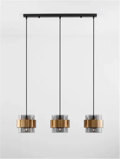 [PL9236382] SIANNA 3er Pendelleuchten Glas E27 230V 