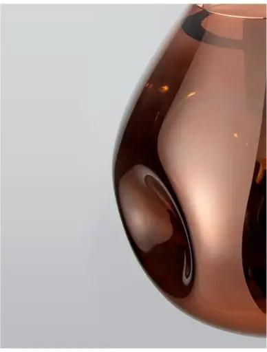  LAVA R Pendelleuchte Glas E27 230V 