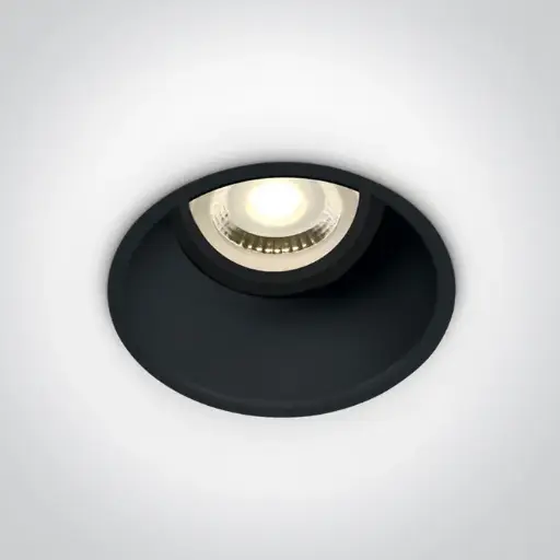 [10105TG-BL]  RUND Einbaugehäuse schwenkbar IP20 