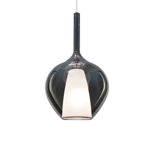 KALIQUE Form4 Pendelleuchte Glas E27 230V  