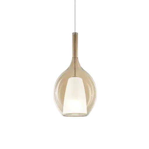 KALIQUE Form2 Pendelleuchte Glas E27 230V      