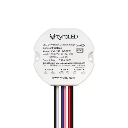 [KV2-24010-DP2W] DALI 2 Driver KV-Serie CV Power 10W